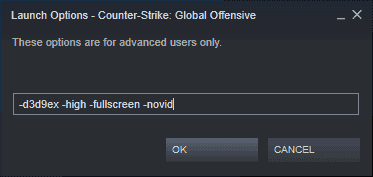 csgo launch options for max fps mac