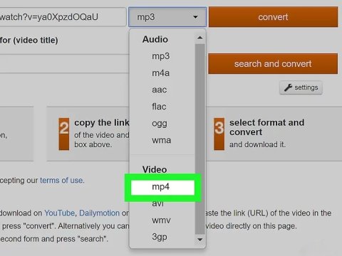 how to convert a youtube video on mp3 format