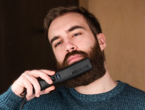 aberlite cordless beard straightener