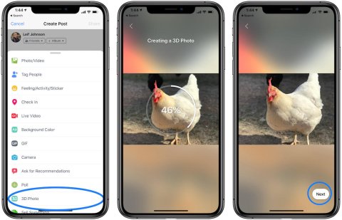 How To Create And Post A Facebook 3d Photo On Ios And Android Phones Mobygeek Com