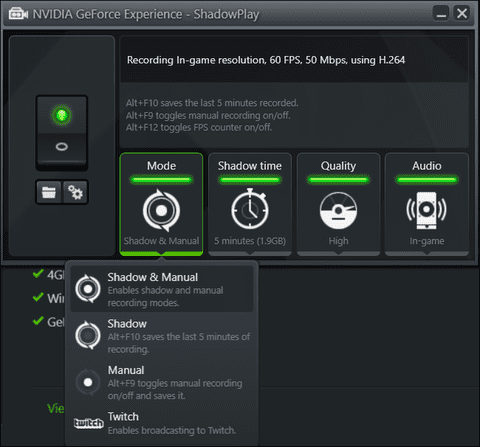 How To Enable Nvidia Shadowplay To Record Pc Gameplay Mobygeek Com