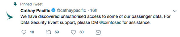 Cathay Pacific Data Breach Flights 1569802