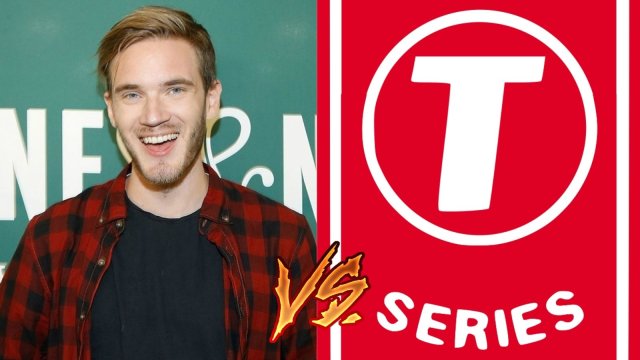 Pewdiepie T Series Live Subscriber Count Subcount