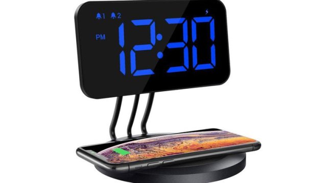 Topolek Wireless Charging Alarm Clock