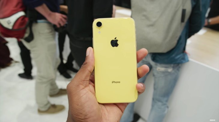 Back of Iphone XR