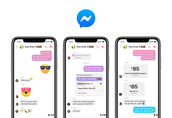 Facebook releases the app Messenger 4 with the simplified design ...