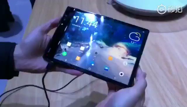 Káº¿t quáº£ hÃ¬nh áº£nh cho Rouyu Technology foldable phone