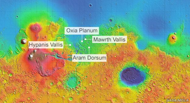 Image result for Oxia Planum Is Considered To Be The Site Where Rover ExoMars Will Land