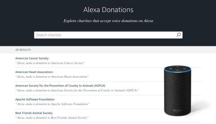 Alexa Donations