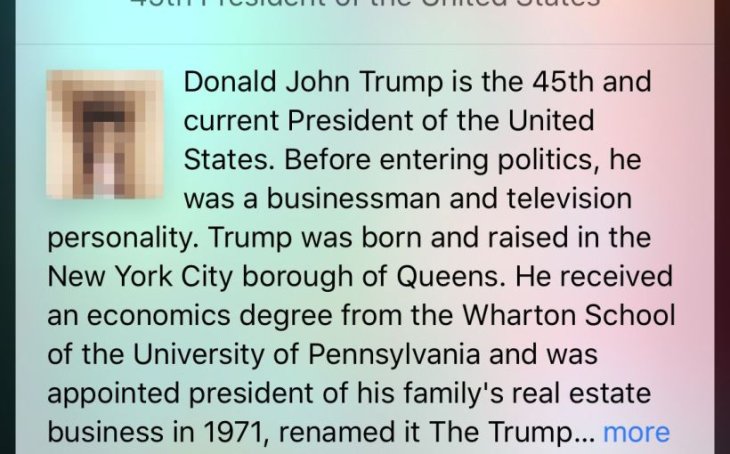 Siri Thinks Donald Trump Is A Penis