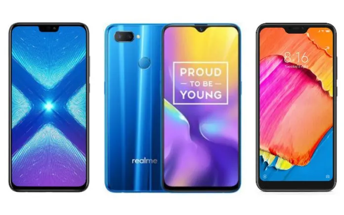 Realme U1 Vs Xiaomi Redmi Note 6 Pro Vs Honor 8x 6