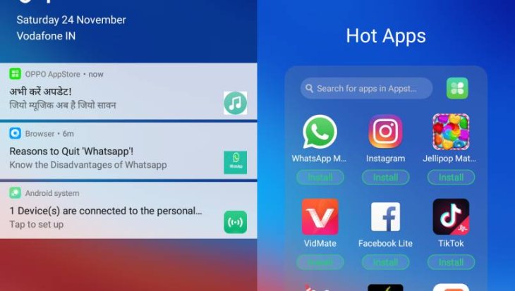 Oppo Coloros Screenshot