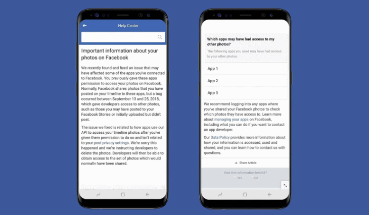 Facebook Photo Api Bug Notice