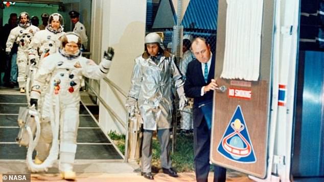 Apollo 8 was a landmark mission which saw Anders and fellow astronauts Frank Borman and Jim Lovell spend 20 hours in space. The crew completed ten orbits of the moon in this time