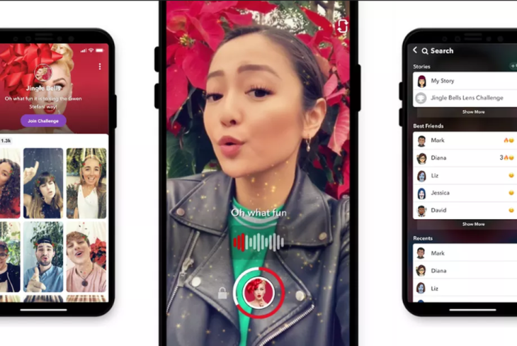 Kết quả hình ảnh cho Snapchat adds feature that lets people join in challenges
