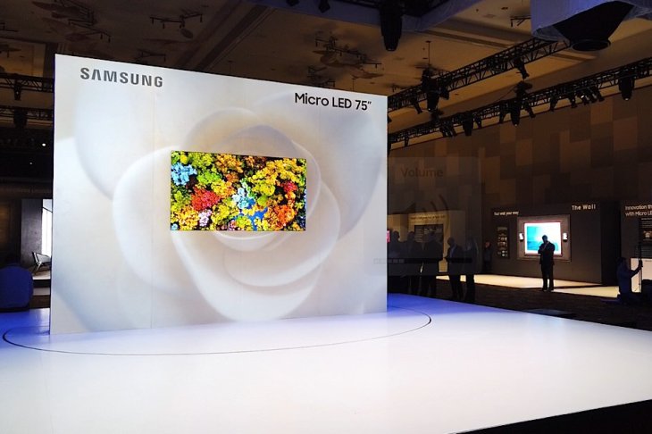 Káº¿t quáº£ hÃ¬nh áº£nh cho samsung microled tv at ces 2019
