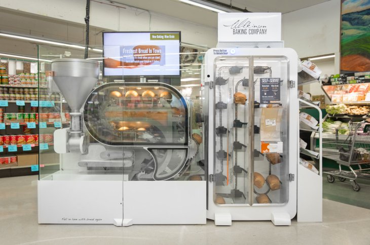 Breadbot In Grocery Store