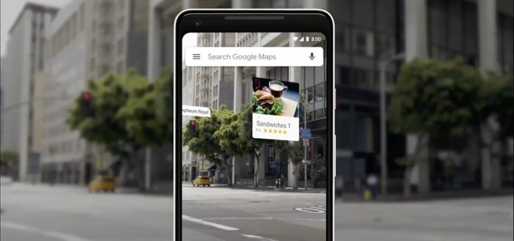 Káº¿t quáº£ hÃ¬nh áº£nh cho Google begins testing AR walking navigation for Maps