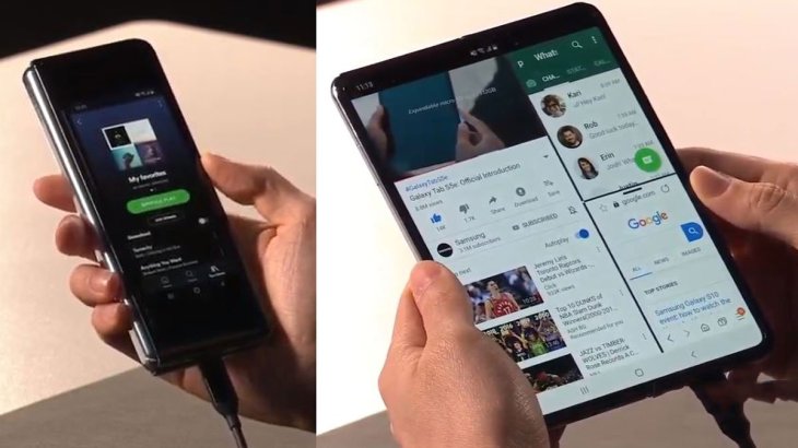 galaxy new foldable phone