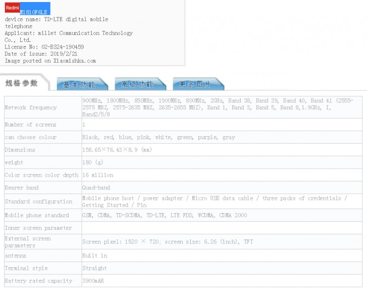 Redmi-7-specifications