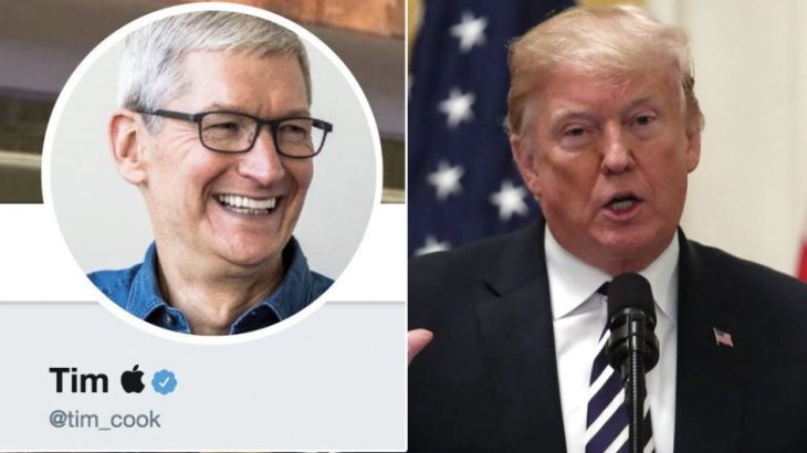 Tim Cook Donald Trump 784x441