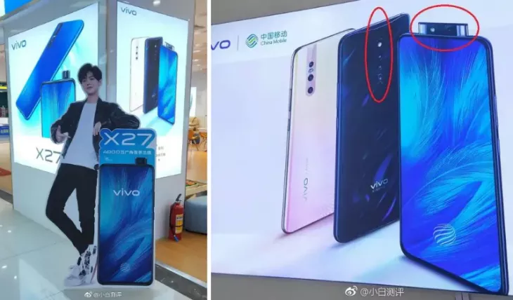 Vivo X27 Pro Images Dual Selfie Camera Setup Weibo