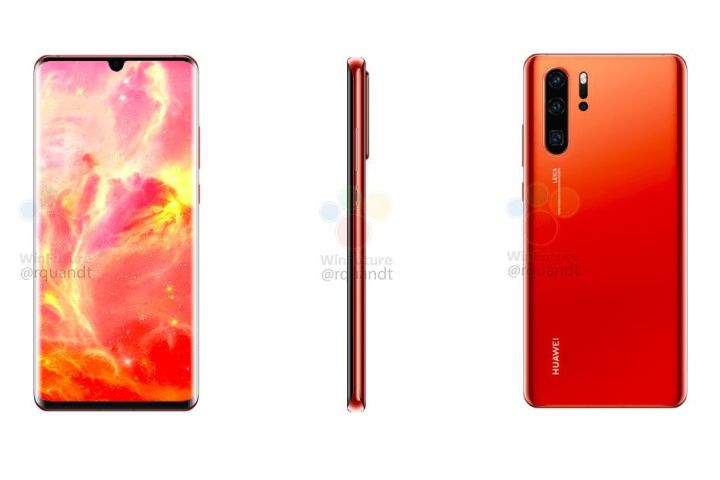 Huawei P30 Pro Sunrise Red
