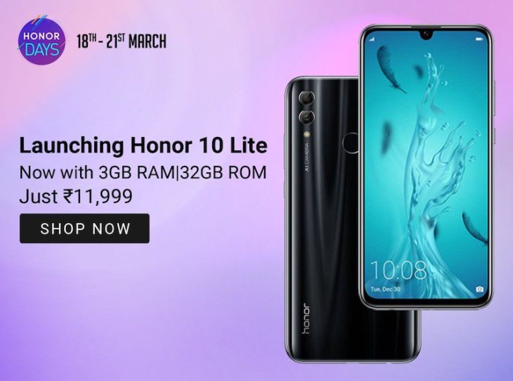 Honor 10 Lite 3gb Version