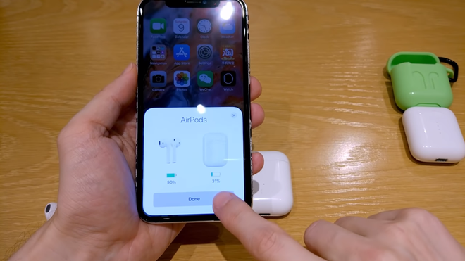 fake AirPods - TE9 test