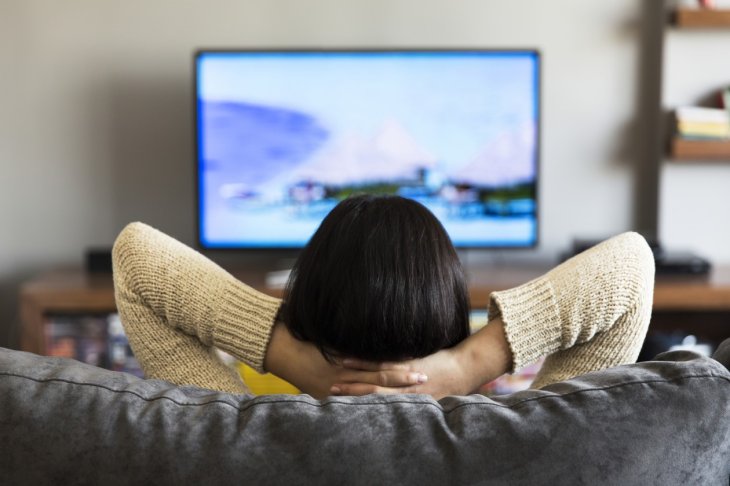 Woman Watching Tv