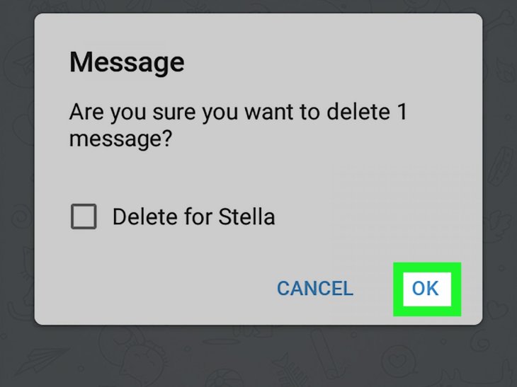 Delete Messages On Telegram On Android Step 5