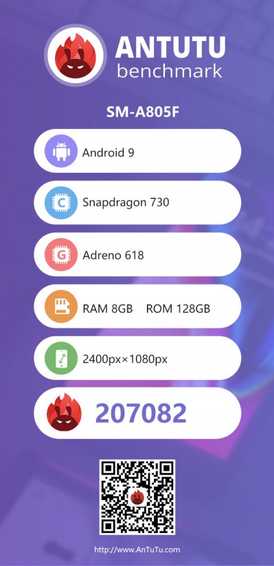 Galaxy A80 AnTuTu