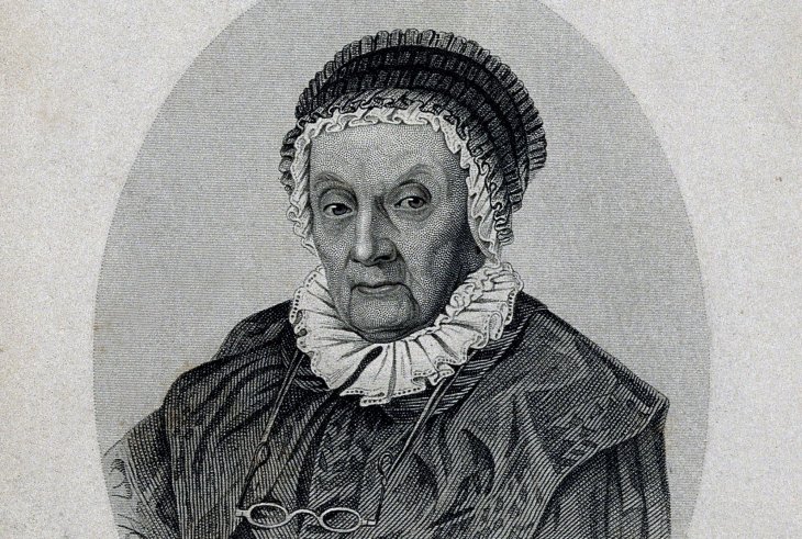 68126 Wikimedia Caroline Herschel Aged 92 Stipple