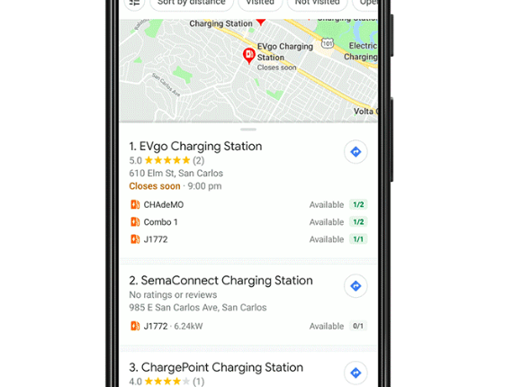 Google Maps Helps You Find Open Ev Charging Statio