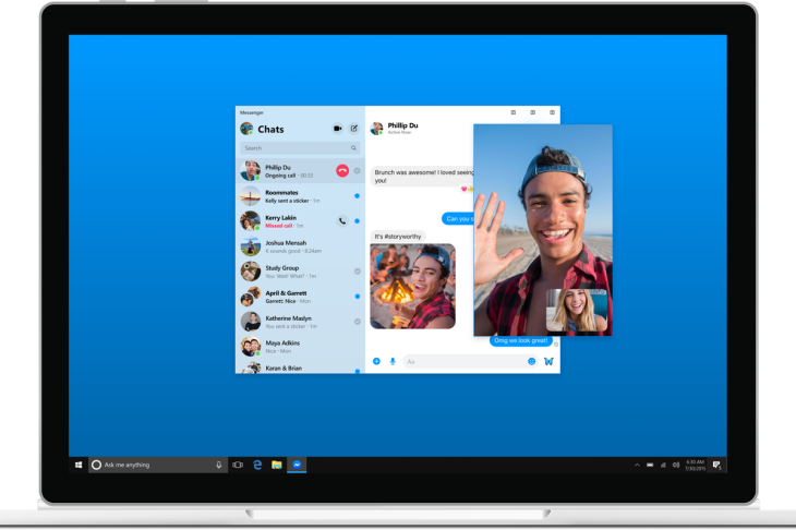 Messenger Desktop App Call 0