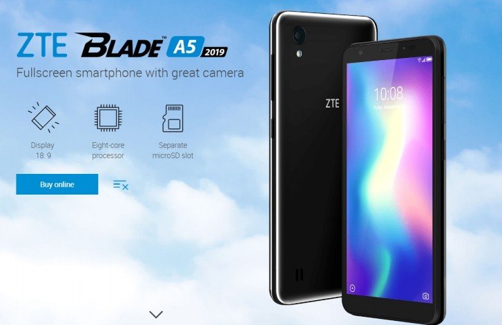 Как поменять дисплей на zte blade a5 2019