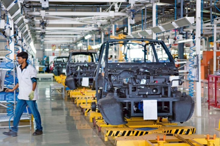 Mahindra Reva Assembly Line Manufacturing Plant 65