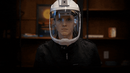 Snappymessyhornet Size Restricted Heads-up display helmet