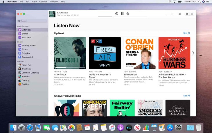 macos-Catalina-Podcasts-App