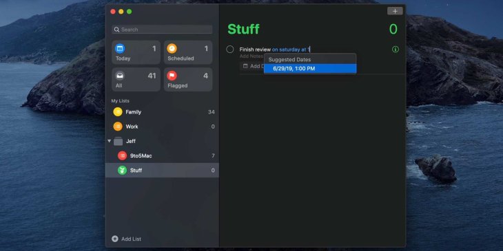 Reminders-Macos-catalina