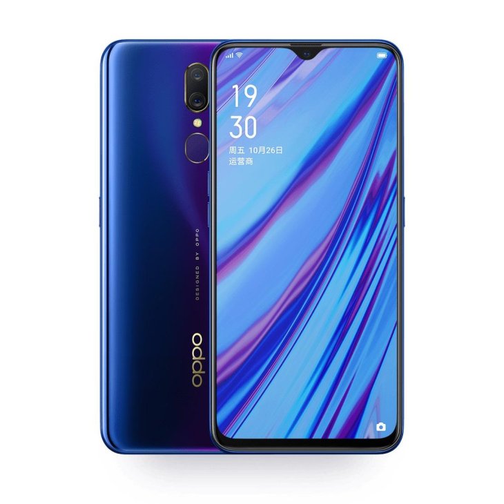 Oppo A9 Fluorite Purple Compressed