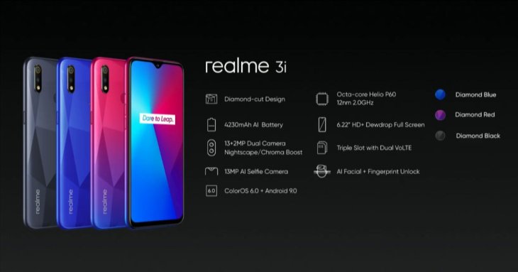 Realme 3i Price In India Specifications Launch