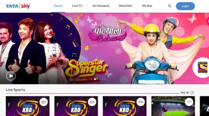 Tata Sky Live Tv 759