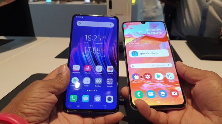 Spek Samsung Galaxy A70 Vs Redmi 7