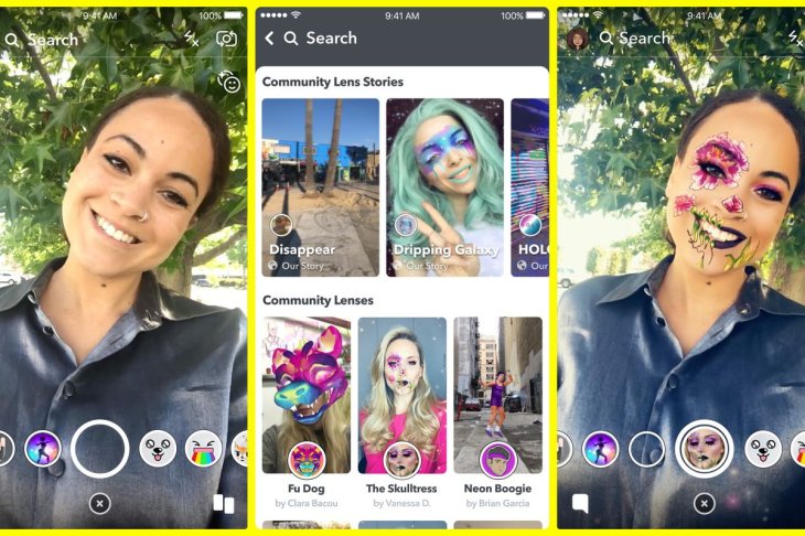 Steps To Enable And Use Lenses And Filters In Snapchat - MobyGeek.com