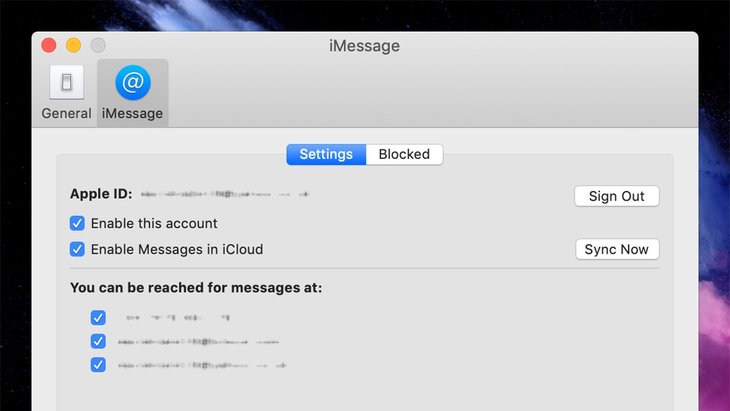 how to get imessage on mac with phone number