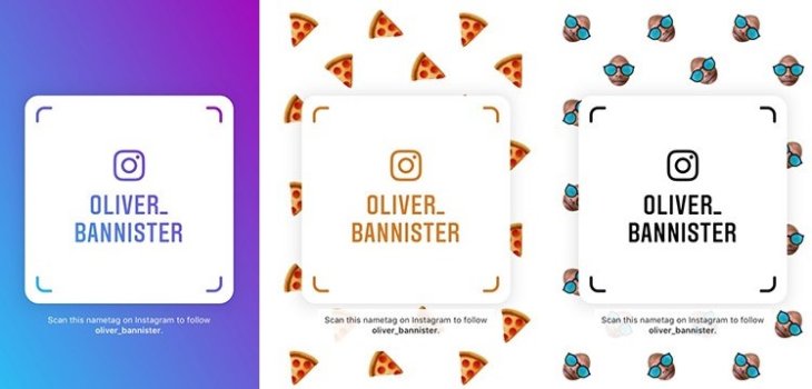 Instagram-Nametag