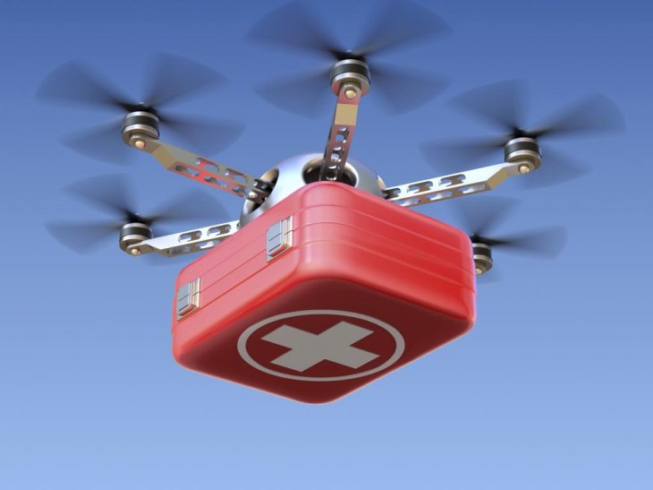 This System Can Send For A FirstAid Drone When It Detected A Fall