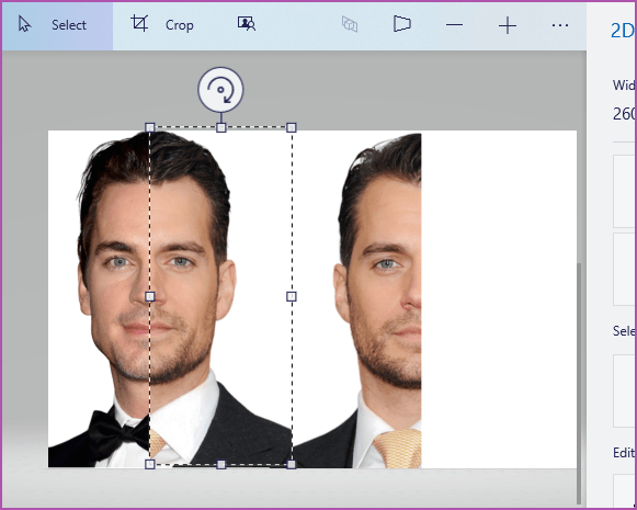 how to merge two pictures in paint