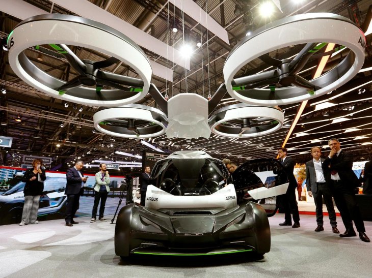 Airbus Popup Flying Car
